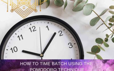 How To Time Batch Using The Pomodoro Technique